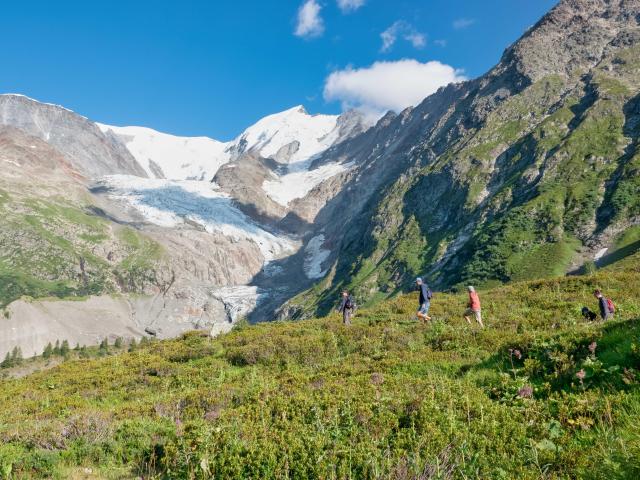 Hiking in Bionnassay