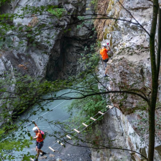 Via ferrata of Saint-Gervais Mont-Blanc