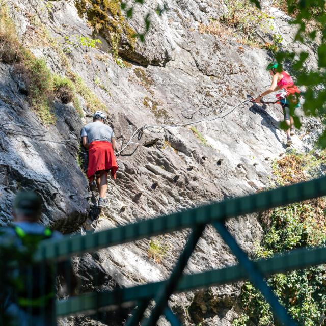 Via ferrata of Saint-Gervais Mont-Blanc