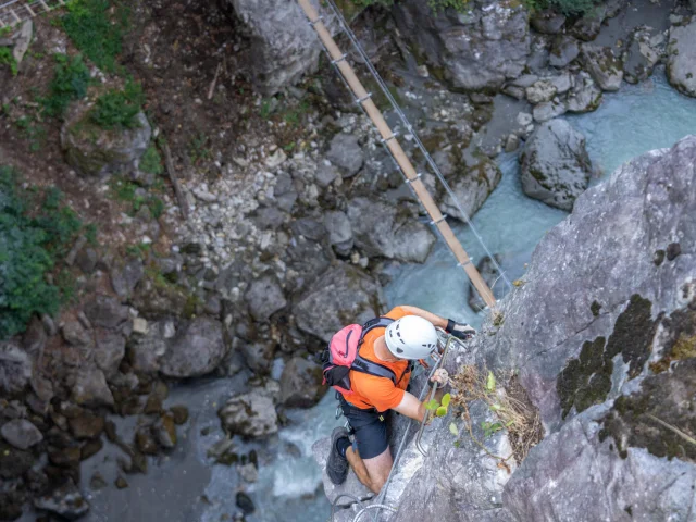 Via ferrata of Saint-Gervais Mont-Blanc