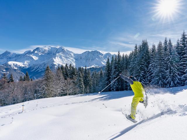 Raquettes à neige à Saint-Gervais Mont-Blanc