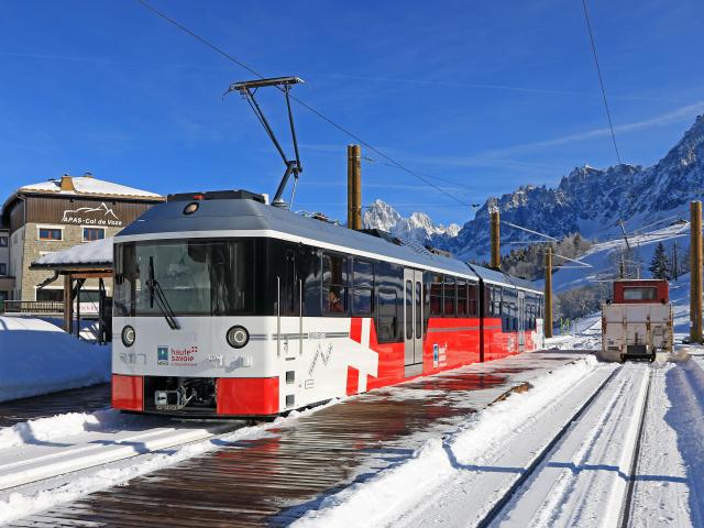 Il tram del Monte Bianco