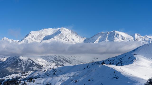 Saint-Gervais Mont-Blanc in winter