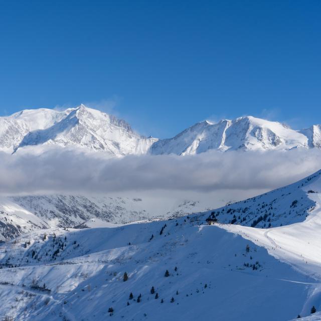 Saint-Gervais Mont-Blanc in winter