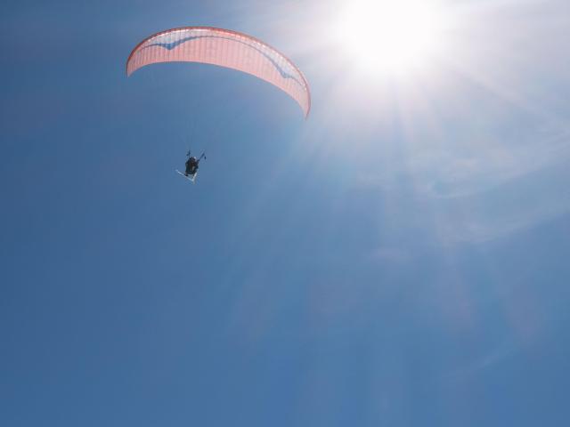 Parapente en hiver