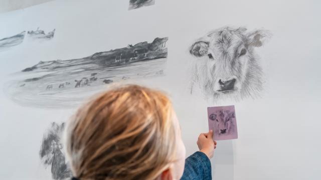 Atelier dessin à Saint-Gervais