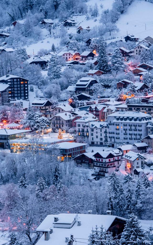 Saint-Gervais sous la neige