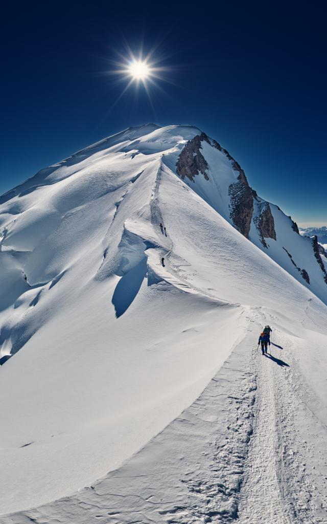 The Mont-Blanc summit in Saint-Gervais