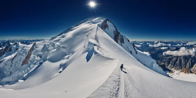 Le Mont-Blanc, sommet à Saint-Gervais