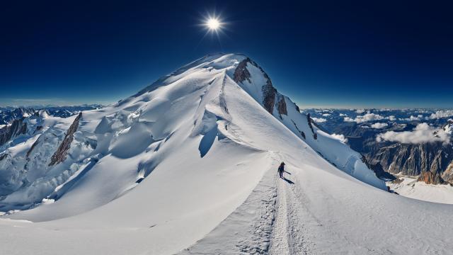 Le Mont-Blanc, sommet à Saint-Gervais