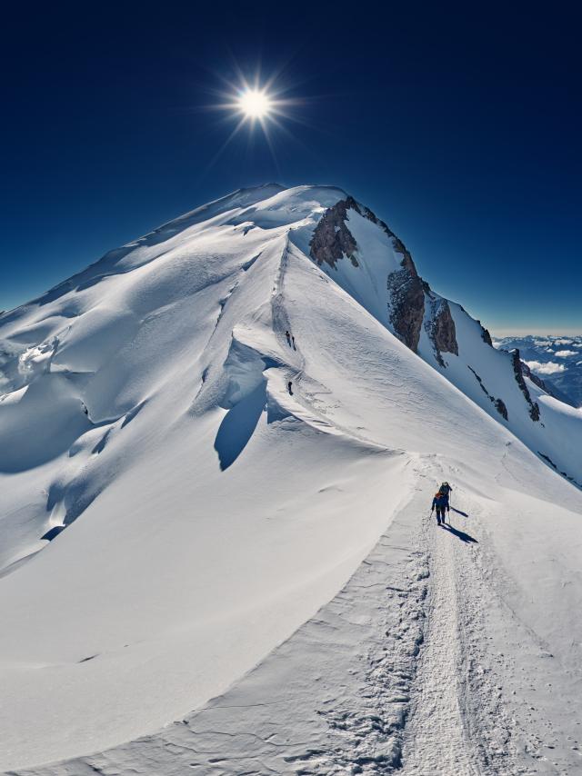 The Mont-Blanc summit in Saint-Gervais