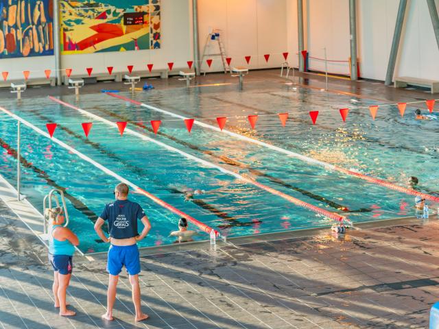 Indoor pool at the Saint-Gervais swimming pool