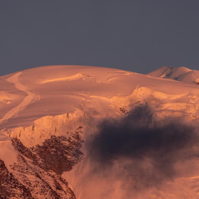 Vers le sommet du Mont-Blanc