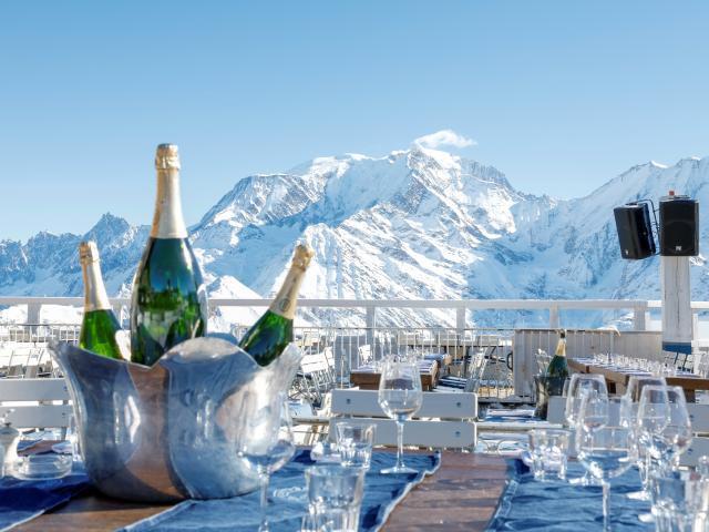 Fruitière terrace at Folie Douce