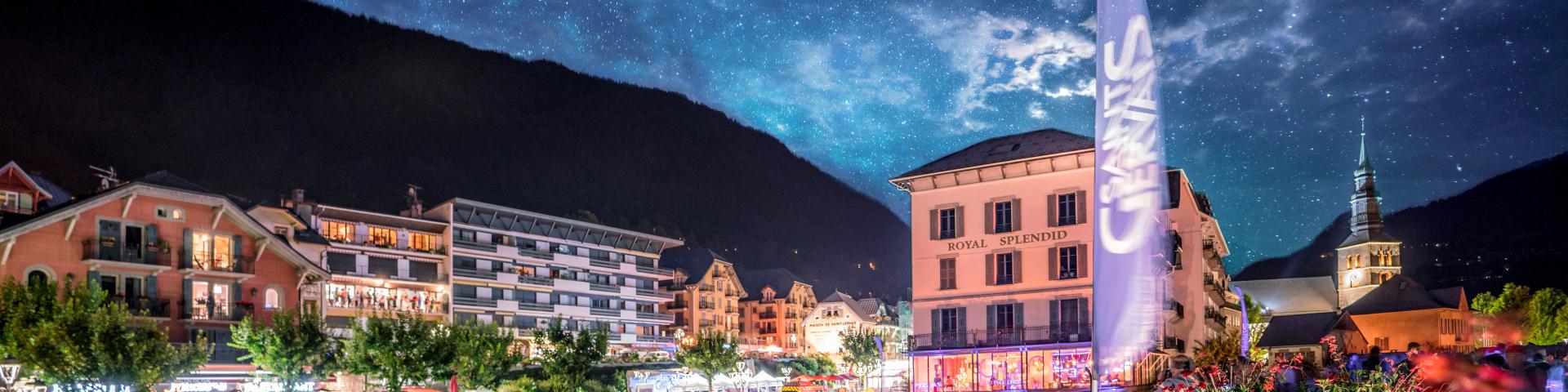 Vie nocturne à Saint-Gervais Mont-Blanc