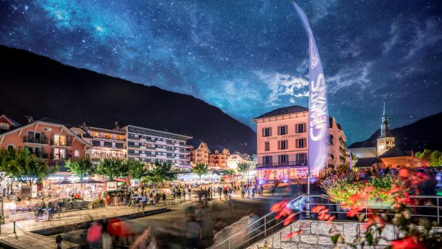 Vie nocturne à Saint-Gervais Mont-Blanc