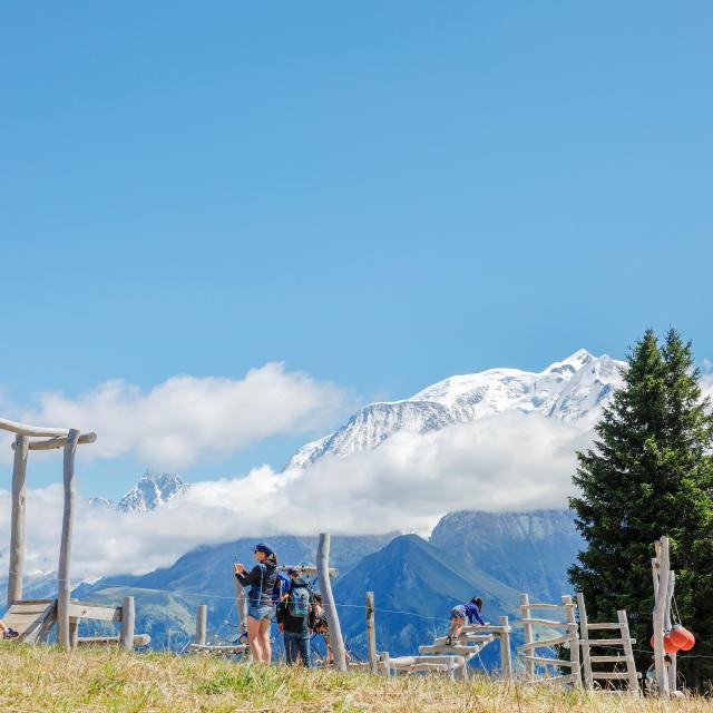 Parcours Ninja au Mont d'Arbois