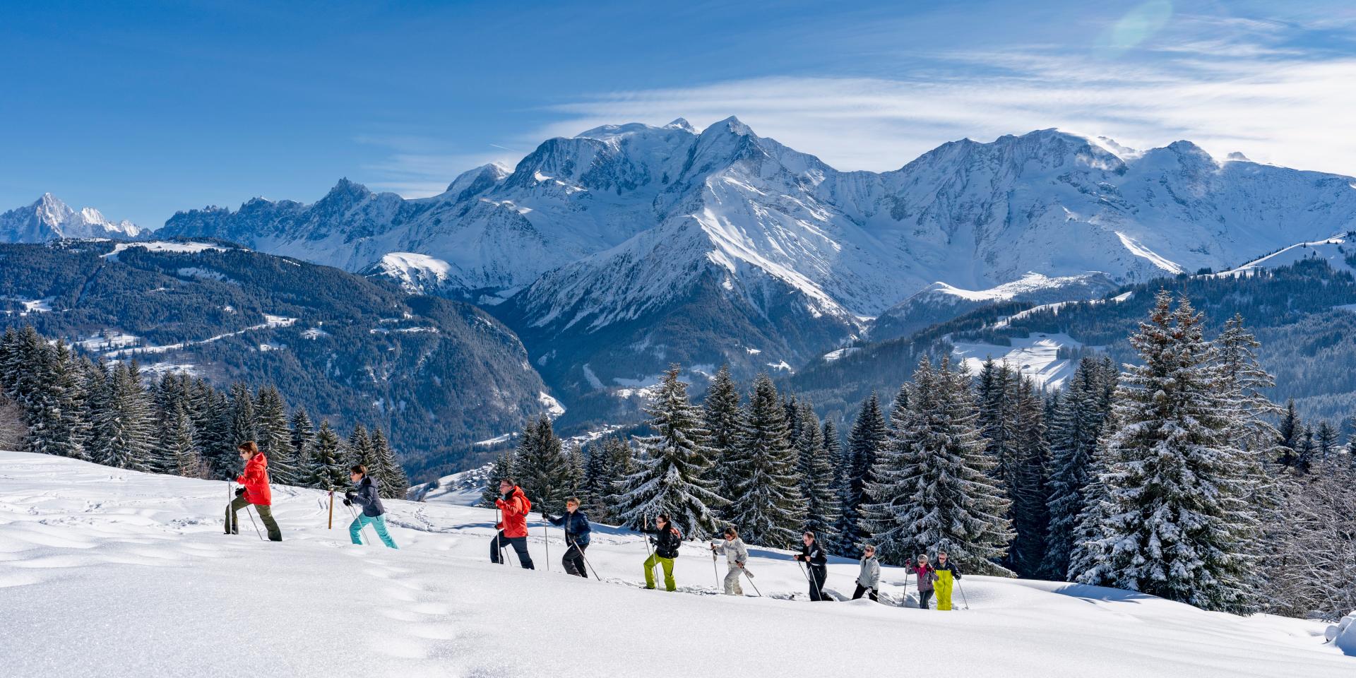 Randonnée en raquettes à neige