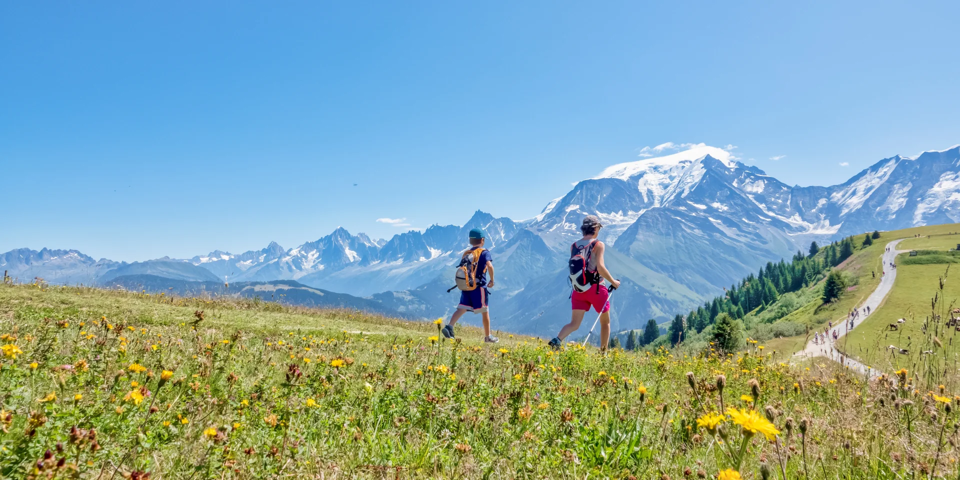 Hiking at Mont d'Arbois