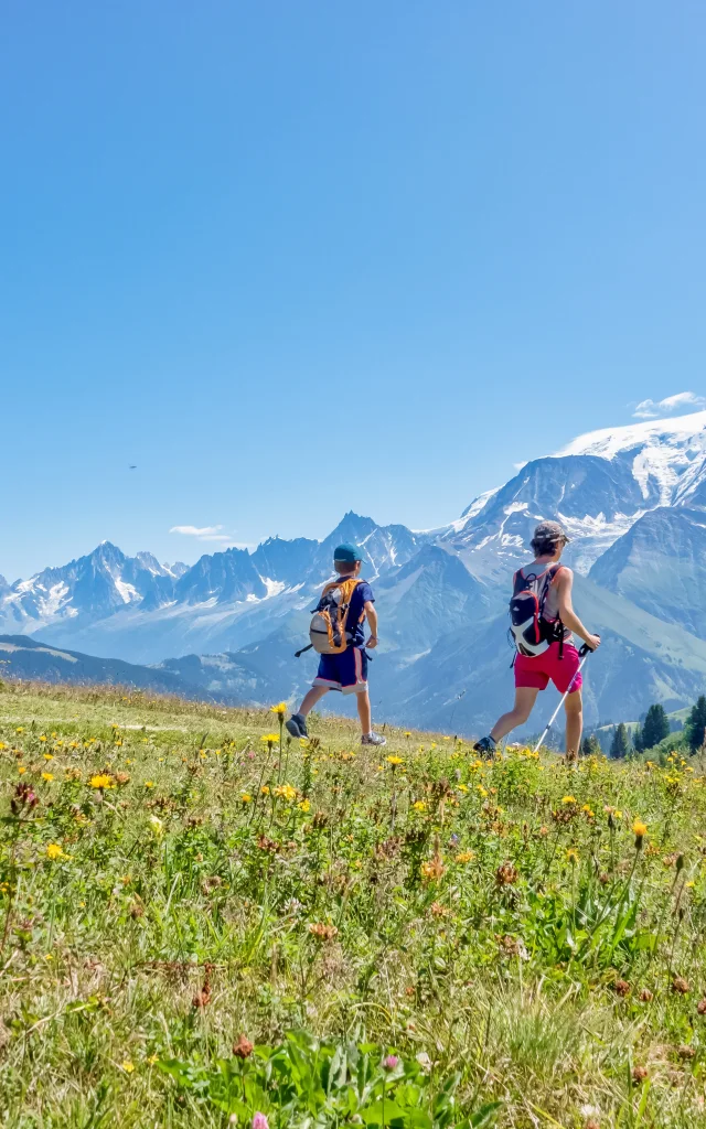 Hiking at Mont d'Arbois