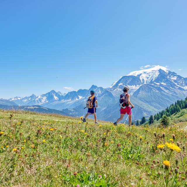 Hiking at Mont d'Arbois