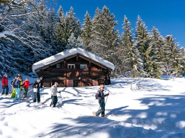 Randonnée raquettes à Saint-Gervais Mont-Blanc