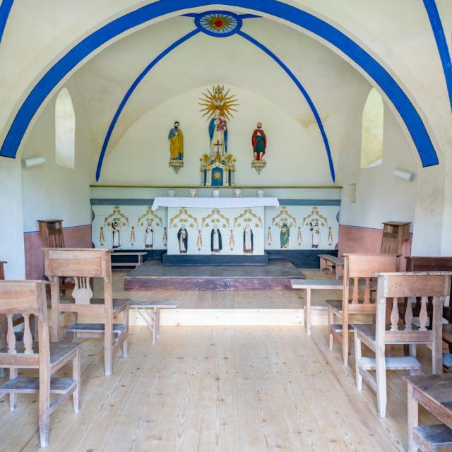 Intérieur de la Chapelle des Plans