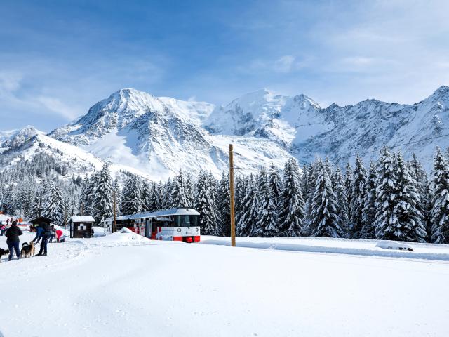 Il tram del Monte Bianco