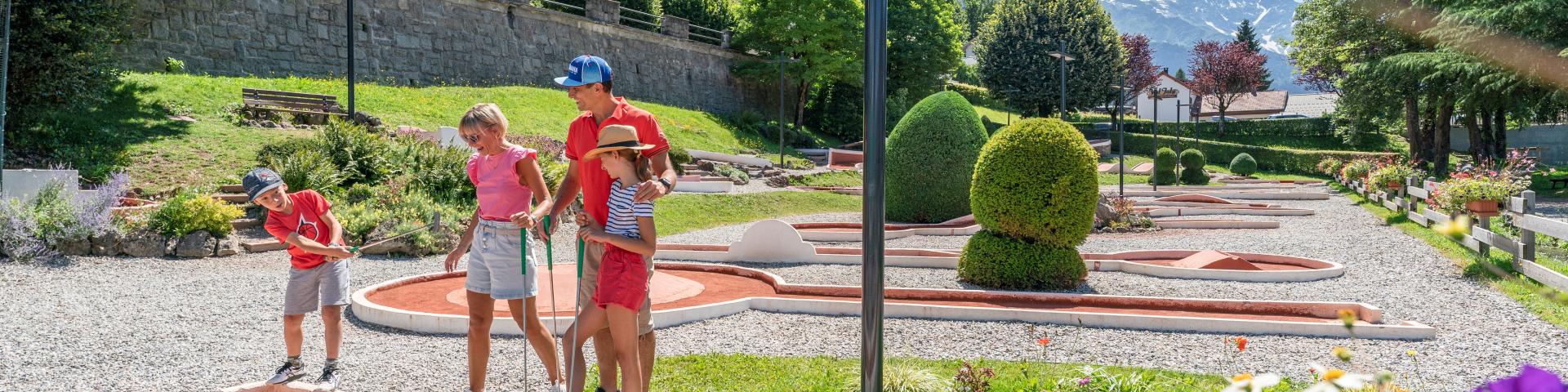 Minigolf in Saint-Gervais