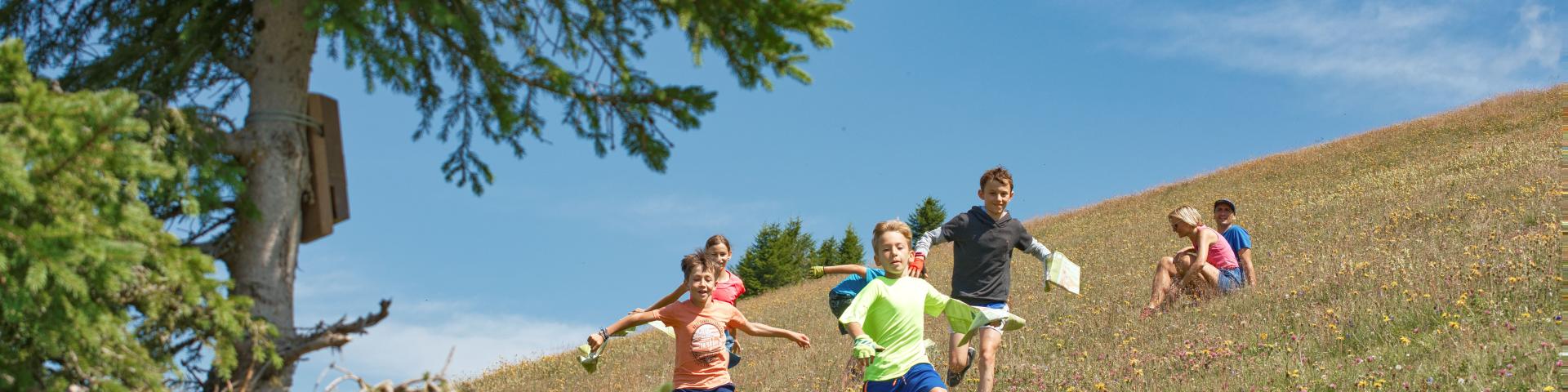 Family orienteering race