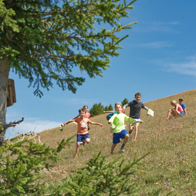 Course d'orientation en famille