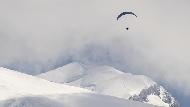 Paragliding in Saint-Gervais Mont-Blanc