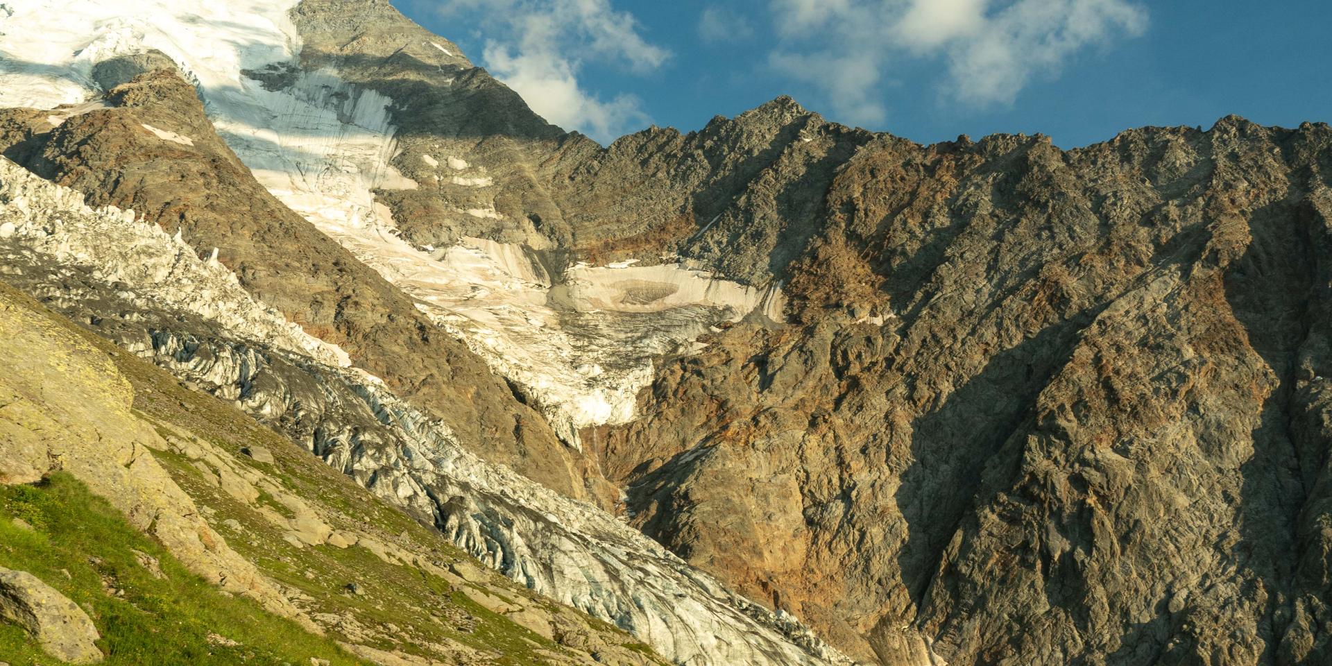 Bionnassay vu depuis le Nid d'Aigle