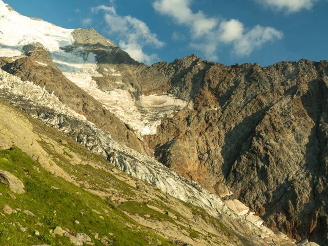 Bionnassay vu depuis le Nid d'Aigle