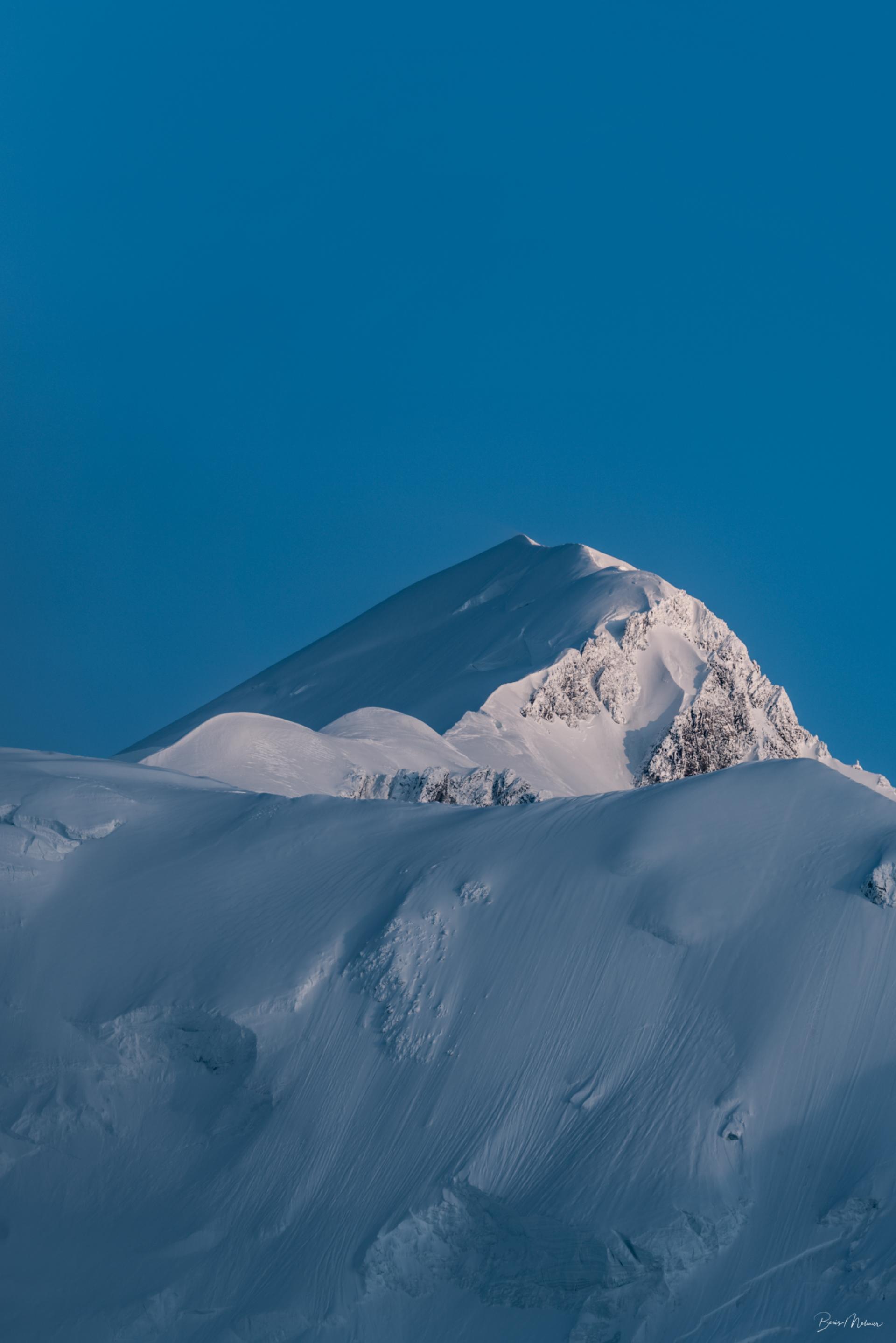 La vetta del Monte Bianco