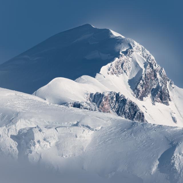 Mont Blanc et l'arrête des Bosses