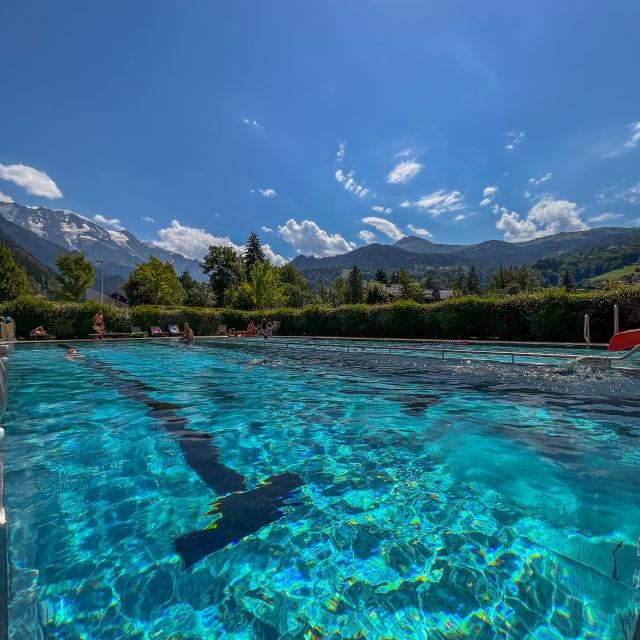 Piscina all'aperto presso la piscina di Saint-Gervais Mont-Blanc