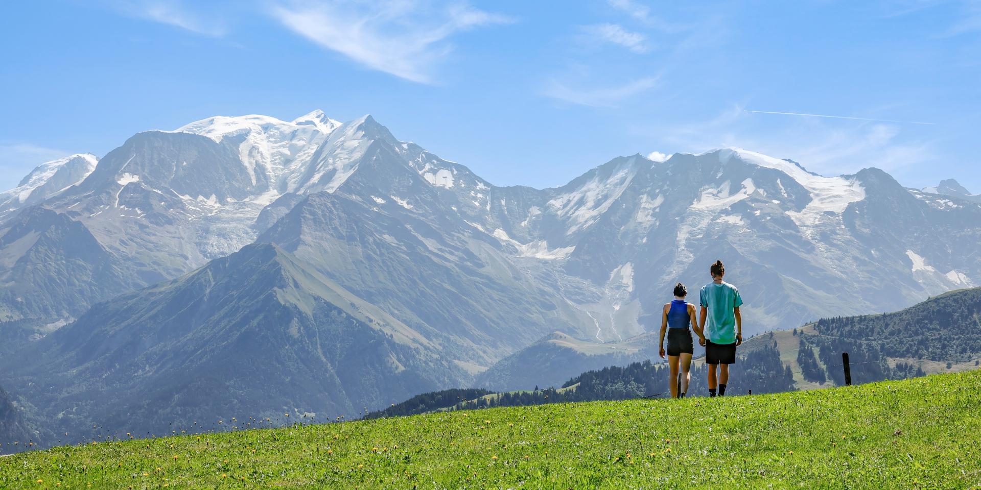 Randonnée dans les alpages de Saint-Gervais Mont-Blanc