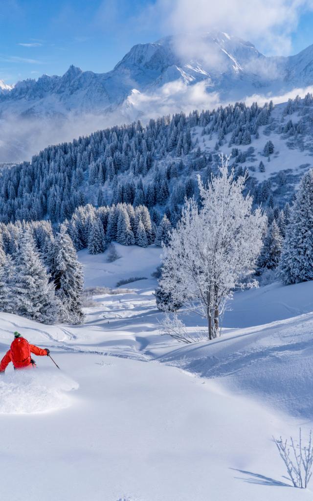 Ski hors piste à Saint-Gervais Mont-Blanc