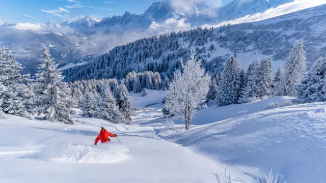 Off-piste skiing in Saint-Gervais Mont-Blanc