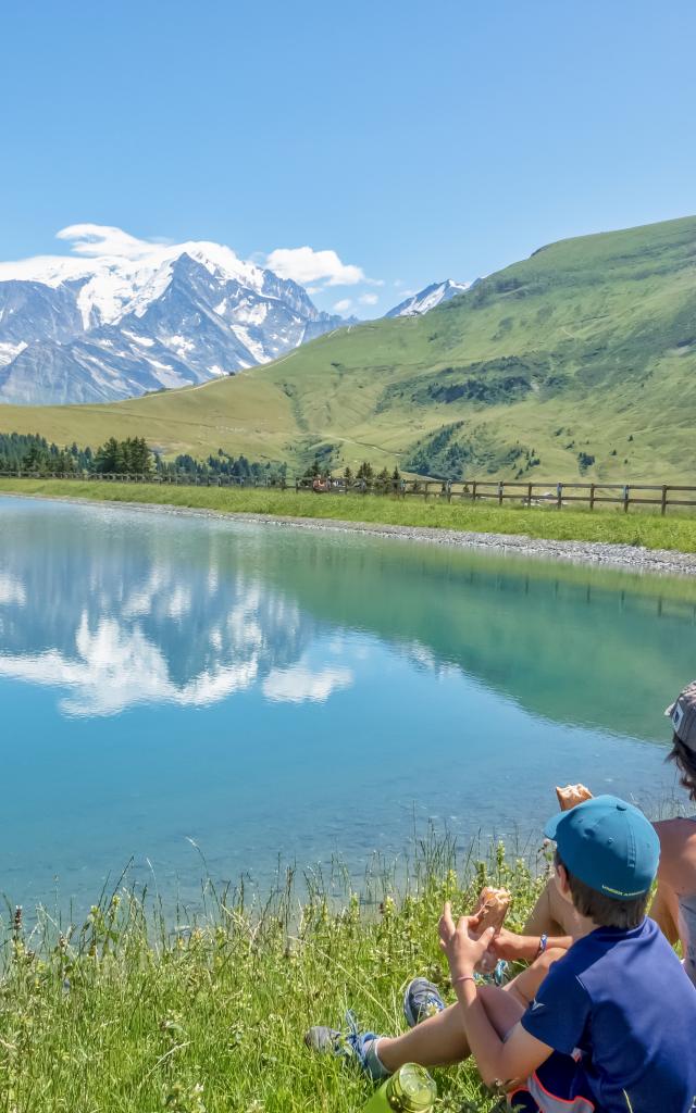 Pause picnic au lac de Joux