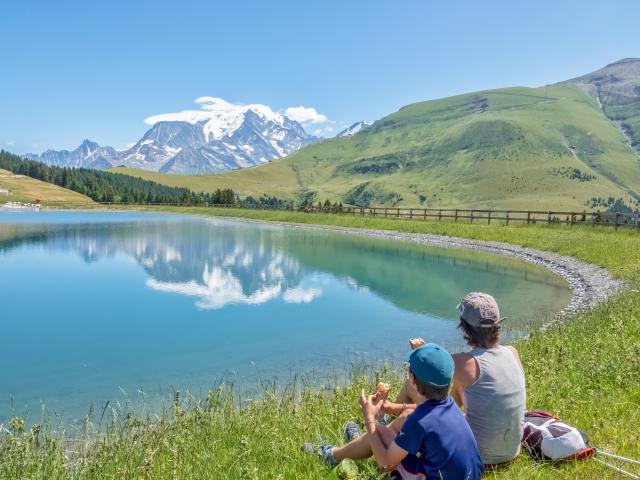 Pause picnic au lac de Joux