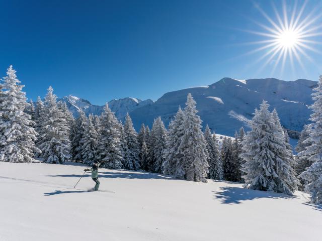 Les joies du hors piste à Saint-Gervais Mont-Blanc