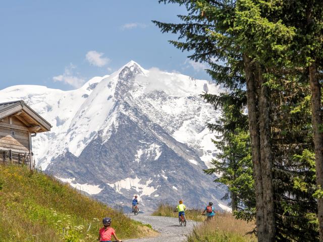 VTT sur les pistes de Saint-Gervais Mont-Blanc