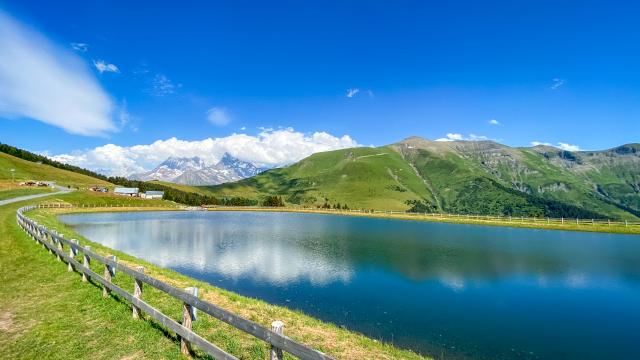 Le lac de Joux, à Saint-Gervais