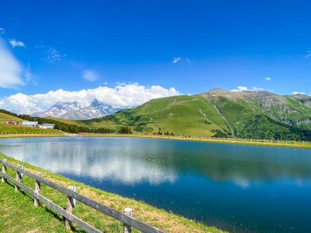 Le lac de Joux, à Saint-Gervais