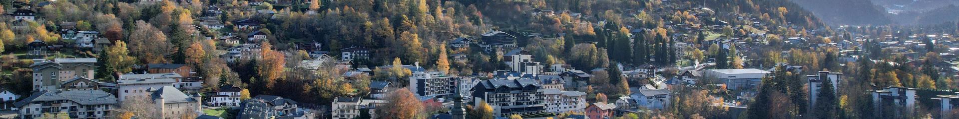 Saint-Gervais village in autumn