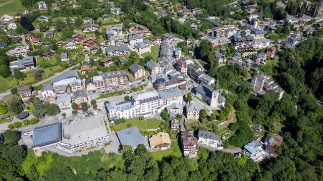 Saint-Gervais vu du ciel