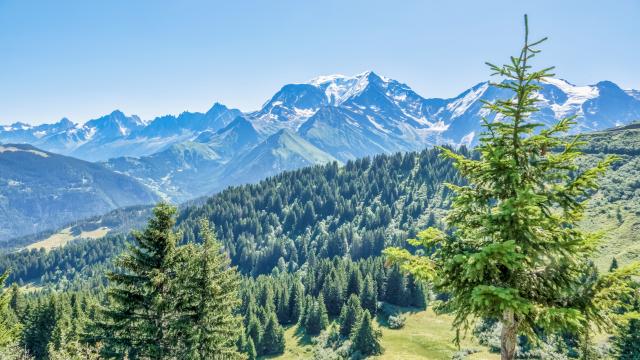 The exceptional natural environment of Saint-Gervais