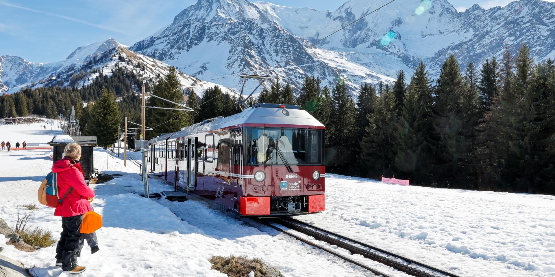 Le tramway du Mont-Blanc, activité incontournable à Saint-Gervais